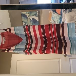 LOFT Multicolor Striped Tank Top